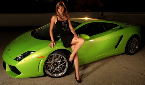 Cars & Girls Lamborghini LP560-4 Gallardo & Alicia Thill