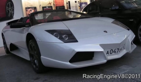 Video Lamborghini Murcielago Roadster with Reventon-style Front Bumper