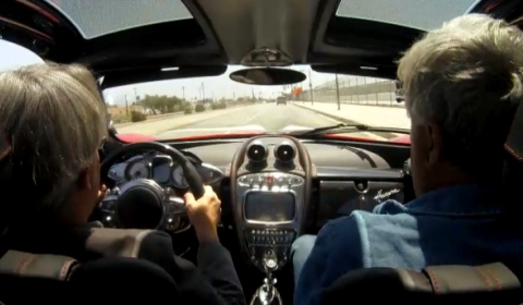 Video Pagani Huayra Visits Jay Leno's Garage