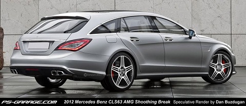 2012 Mercedes-Benz CLS 63 AMG Shooting Brake Rendering