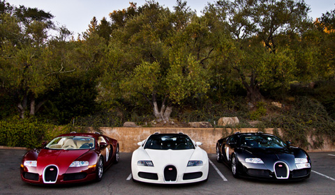 Photo Of The Day: Bugatti Veyron Threesome