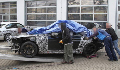 Car Crash: 2012 BMW M6 Prototype at the Nürburgring  