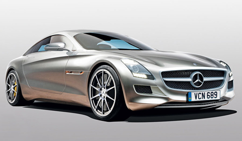 Small Mercedes SLS