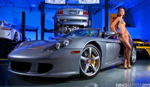Cars & Girls: Porsche Carrera GT & Sophia Michaelson