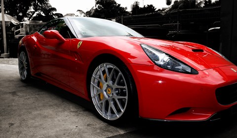 Ferrari California Featuring Vorsteiner V-104 Forged Wheels