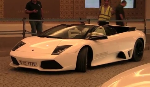 How to Park a Lamborghini Versace in Dubai