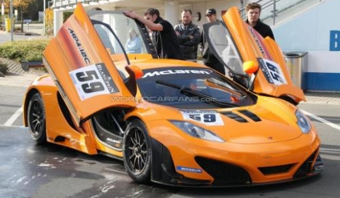 McLaren MP4-12C GT3 Hits Nürburgring