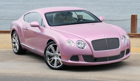 New 2012 Bentley Continental GT in Passion Pink