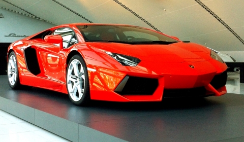 Photo Of The Day Orange Lamborghini LP700-4 Aventador