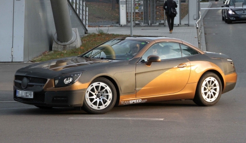 Spyshots 2013 Mercedes-Benz SL at Nurburgring