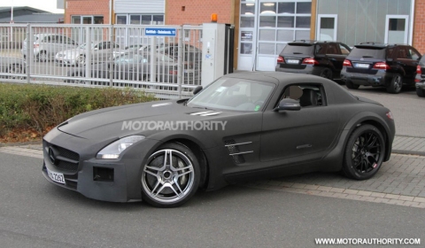 Spyshots 2014 Mercedes-Benz SLS AMG Black Series at Nurburgring