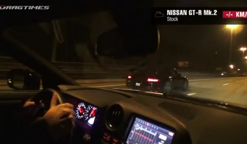 Video Porsche 911 GT2 vs 2012 Nissan GT-R