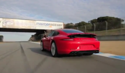 Video Rennsport Reunion IV - The Chase with Cayman R & 991 Carrera S 