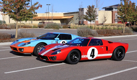 Gulf Ford GT vs Ford GT40