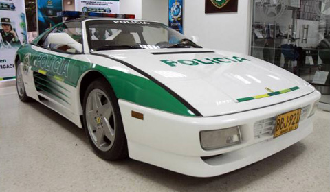 Drug Lord's Ferrari Becomes a Police Car