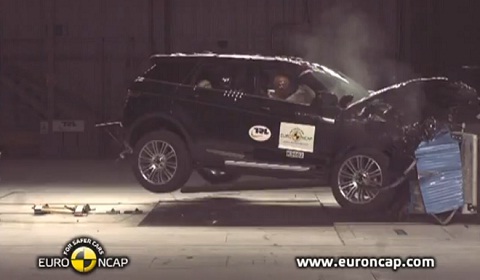 Range Rover Evoque Euro NCAP Video