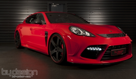 By Design Shows Red Mansory Panamera