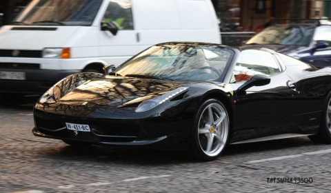 First 2012 Ferrari 458 Spider in Paris