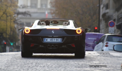 First 2012 Ferrari 458 Spider in Paris