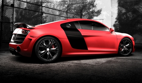 Photo Of The Day Satin Red Audi R8 GT