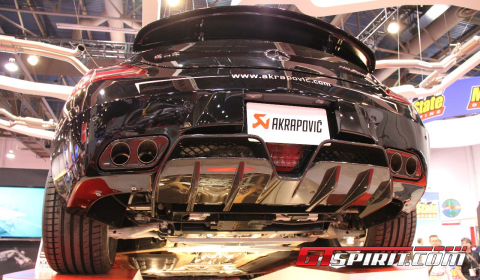 SEMA 2011 Akrapovic SLS AMG Exhaust System