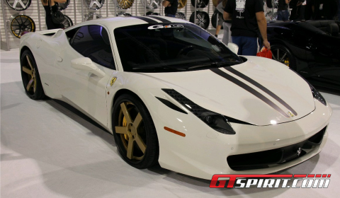 SEMA 2011 Ferrari 458 Italia on Giovanna Wheels