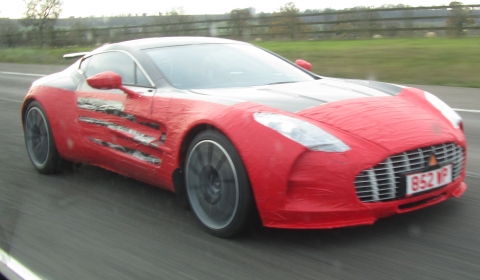 Spotted Aston Martin One-77 with Special Wrap