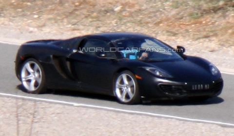 Spyshots 2013 McLaren MP4-12C Spider