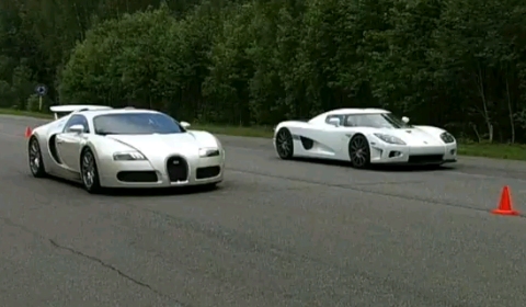 Video Bugatti Veyron vs Koenigsegg CCXR