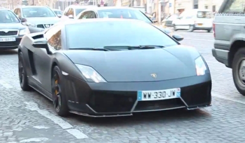 Video Enco Exclusive Lamborghini Gallardo LP620-4 in Paris