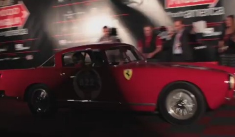 Video Ferrari Accident on Stage at the Mille Miglia North America Tribute