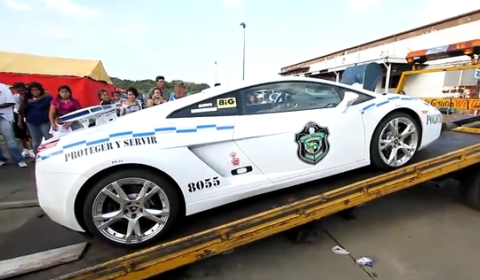 Video Lamborghini Gallardo Policia de Panamá