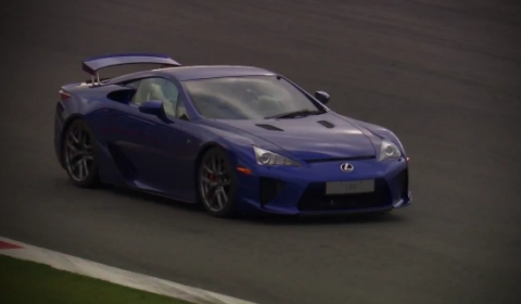 Video Lexus LFA at Silverstone Trailer