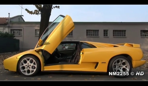 Video Yellow Lamborghini Diablo VT 6.0 V12