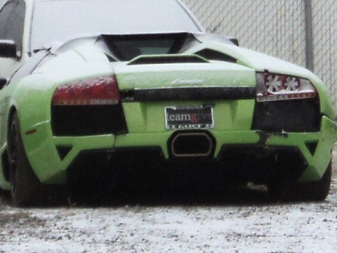 Competition Winner Crashes Prize Lamborghini LP640 Roadster