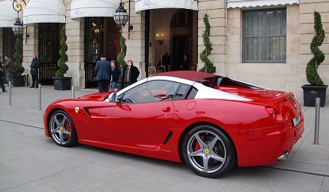 Ferrari 599 SA Aperta in Paris