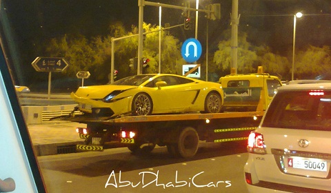 Lamborghini Gallardo LP560-4 Crashed in Dubai
