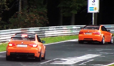 Six BMW M3 GTS at Nürburgring Nordschleife