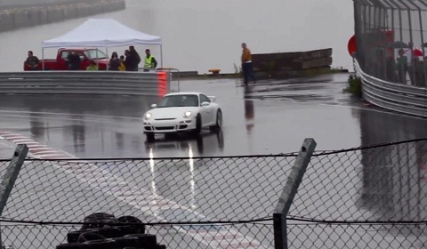 Supercars Drifting in the Wet