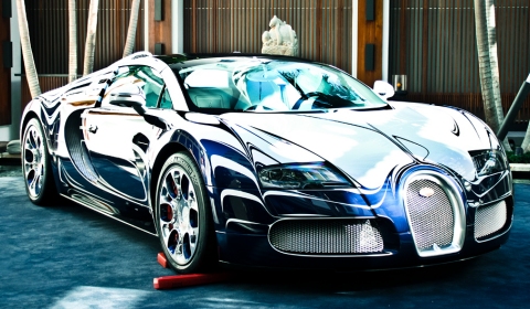 Bugatti Veyron L'Or Blanc in Miami Beach