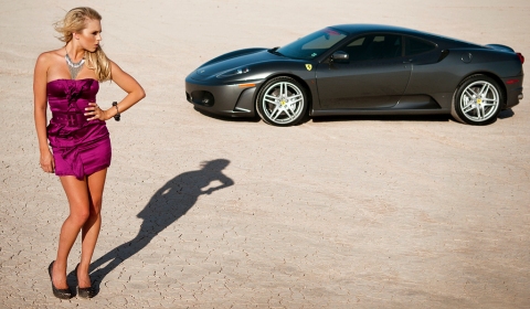 Cars & Girls Ferrari F430, Corvette Z06 & Corinne Doherty