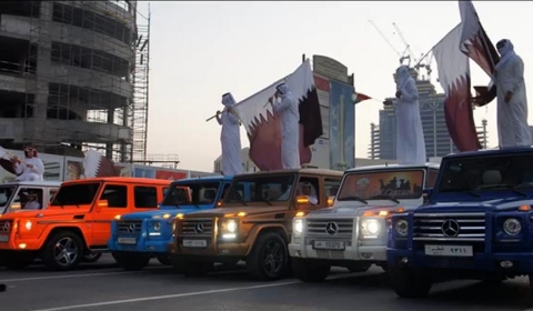 Mercedes-Benz G55 AMG Parade at Qatar National Day
