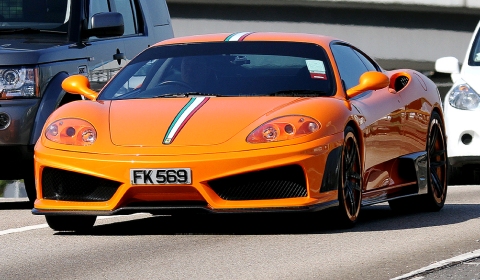 Overkill Ferrari 360 Modena at Causeway Bay in Hong Kong