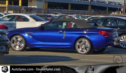 Uncovered 2012 BMW F12 M6 Convertible in New Jersey