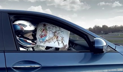 Video 2012 BMW M5 Creates the Fastest Christmas Card