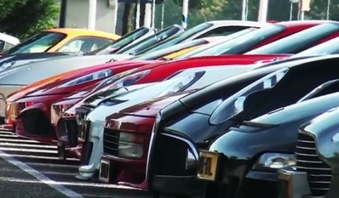 Video Incredible Supercar Lineup in the Netherlands