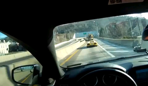 Video Lamborghini Aventador Tunnel Exhaust Run