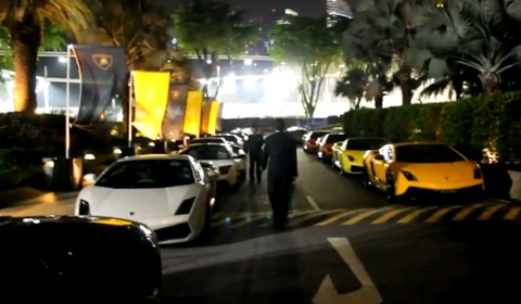 Video Lamborghini Gathering in Singapore