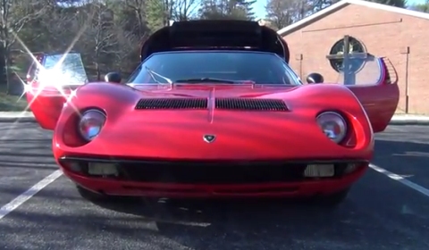 Video Lamborghini Miura P400S Ride