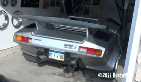 Video Prototype Lamborghini Countach 5000S Close-up